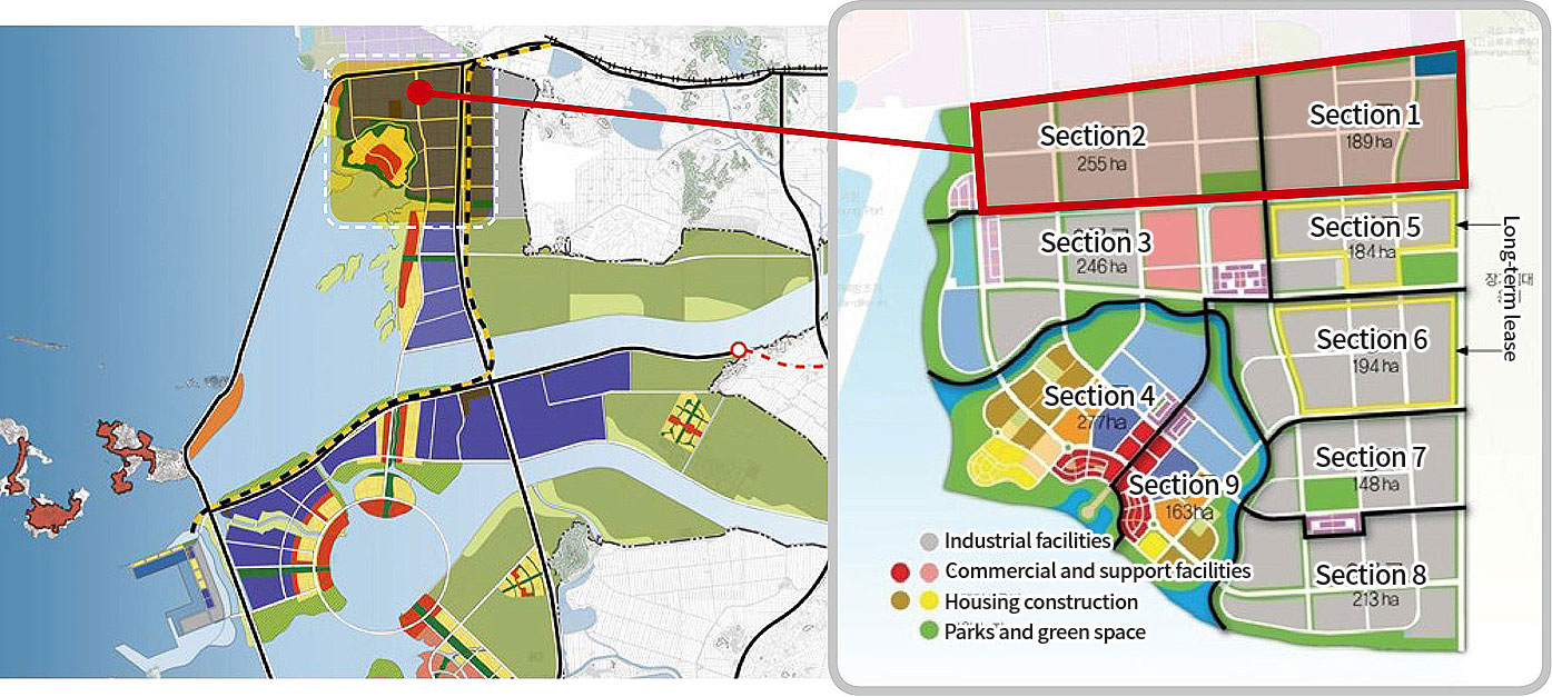 새만금 한중 산업협력단지 대상지역소개